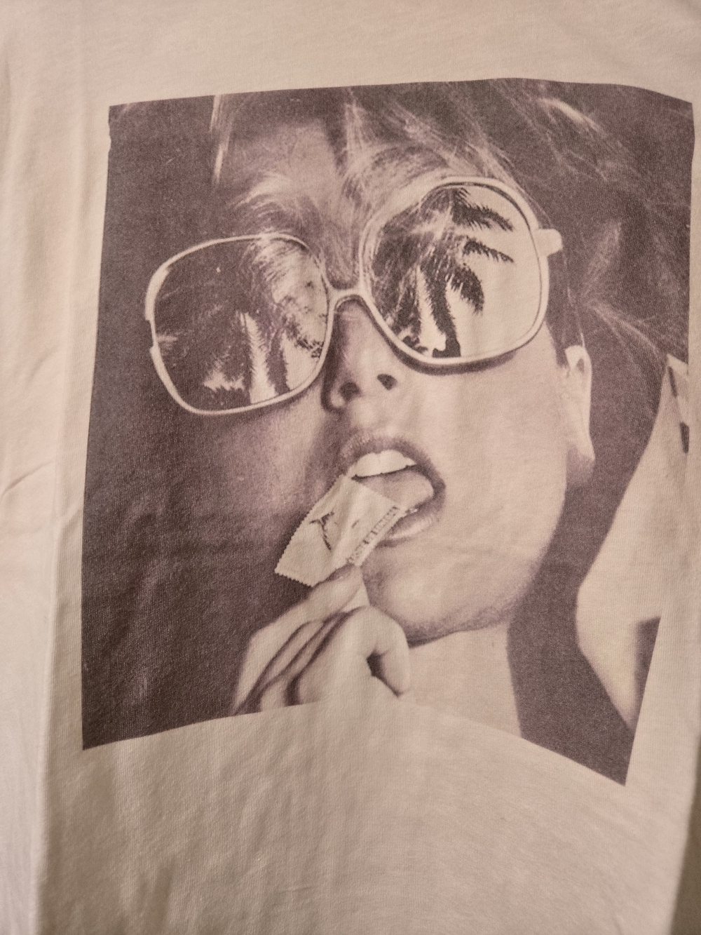 Marine Layer White Short Sleeve Tee with Photo Graphic NWOT - Picture 2 of 4